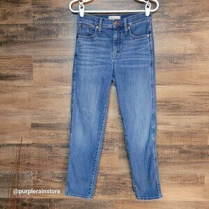 Madewell Jeans Size 27 Stovepipe High Rise Tummy Control Leman Wash MB466